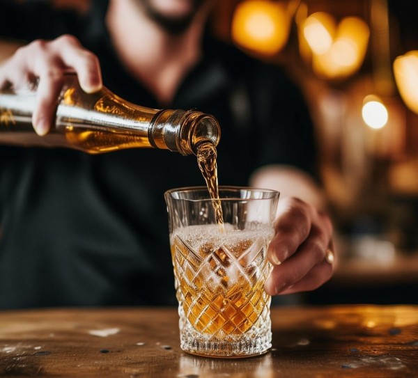 让服务生长期得心应手倒酒礼仪。