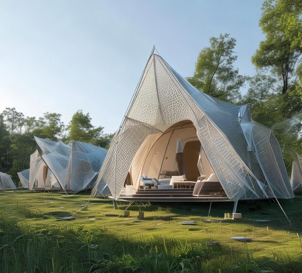 创新的帐篷酒店，轻盈与智慧的未来