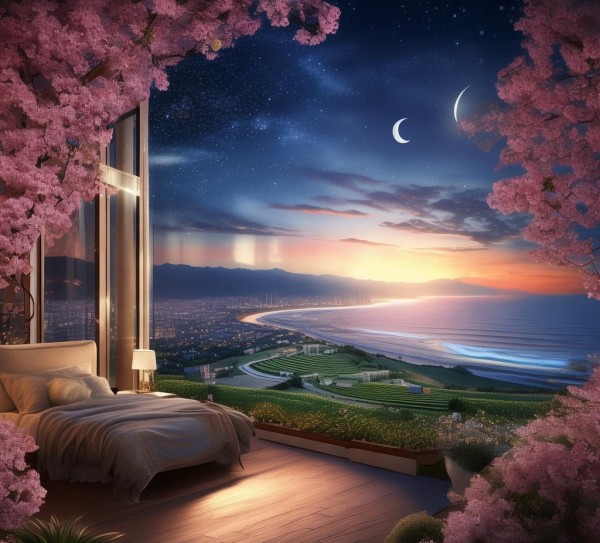 美丽之旅，从酒店到世界的浪漫之旅